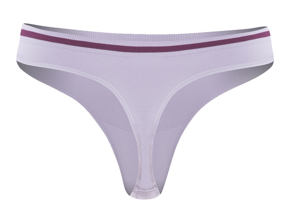 Sous-vêtement string de sport sans couture lot de 3 pièces femme Higher State Violet Lila (4)