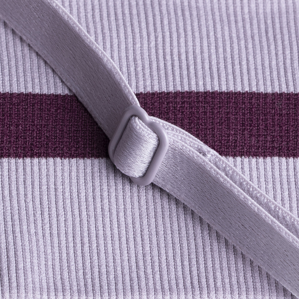 Brassière de sport à faible maintien, allégée en coutures et à bretelles réglables Lila Violet (4)