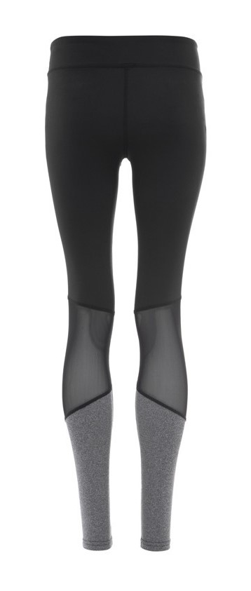 Collant de running femme respirant à empiècements Higher State Noir Gris (3)