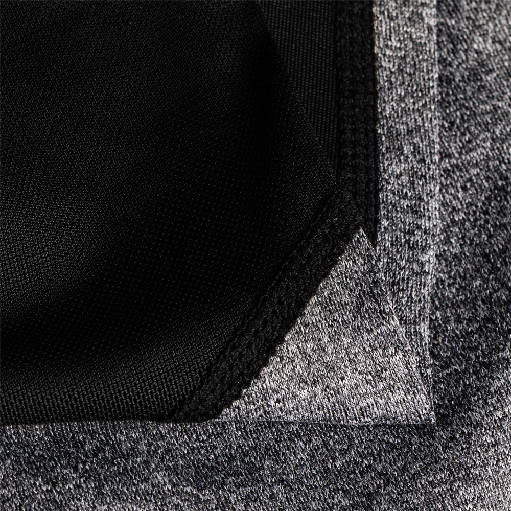 Collant de running femme respirant à empiècements Higher State Noir Gris (5)