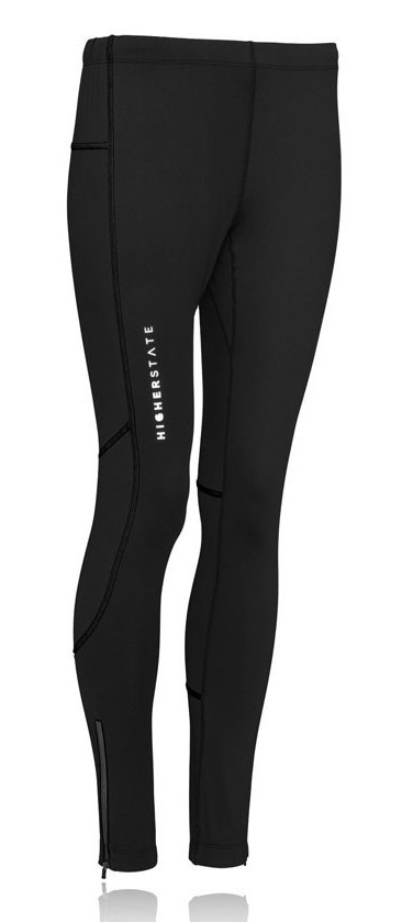 Collant de running femme 1-4 zip léger et respirant Higher State Noir (1)