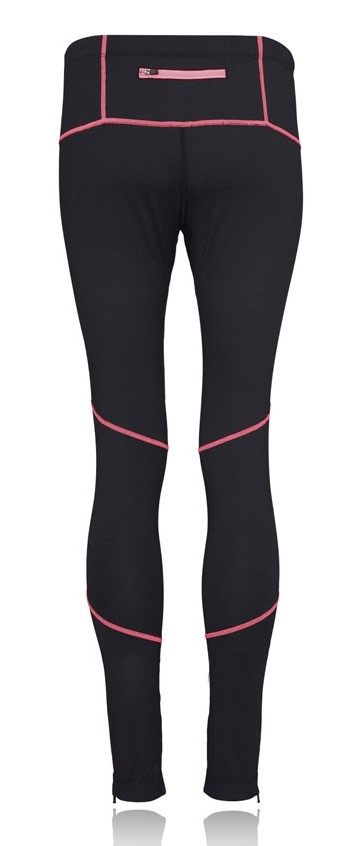 Collant de running femme 1-4 zip léger et respirant Higher State Noir Rose (2)