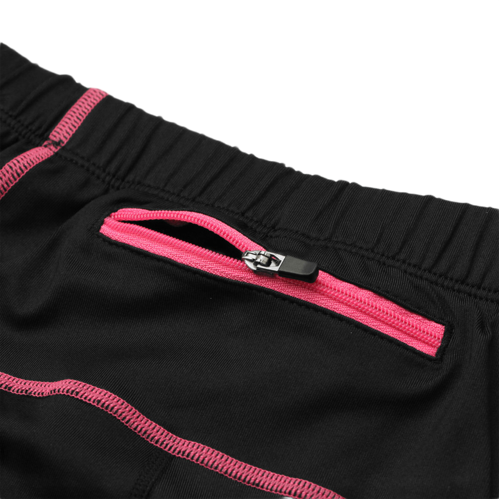 Collant de running femme 1-4 zip léger et respirant Higher State Noir Rose (4)