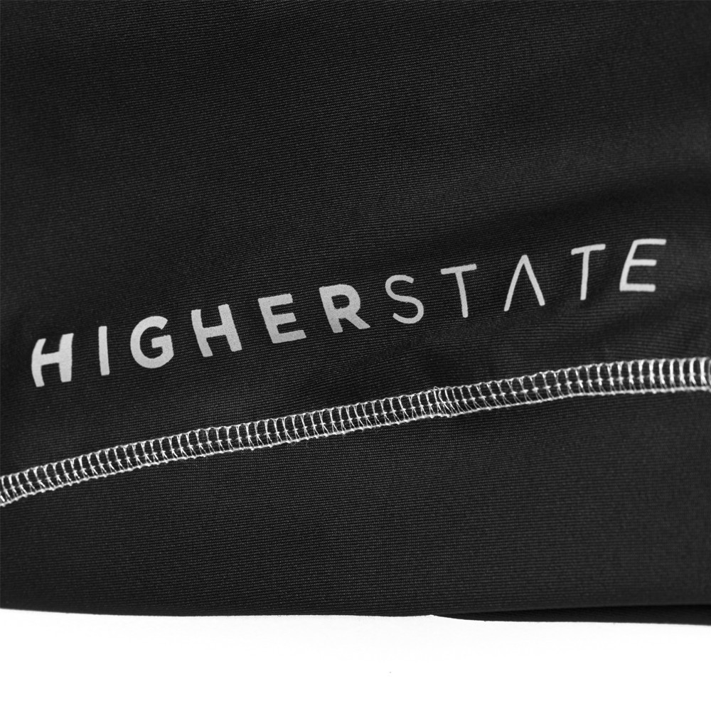 Collant de running femme 1-4 zip léger et respirant Higher State Noir Gris (5)