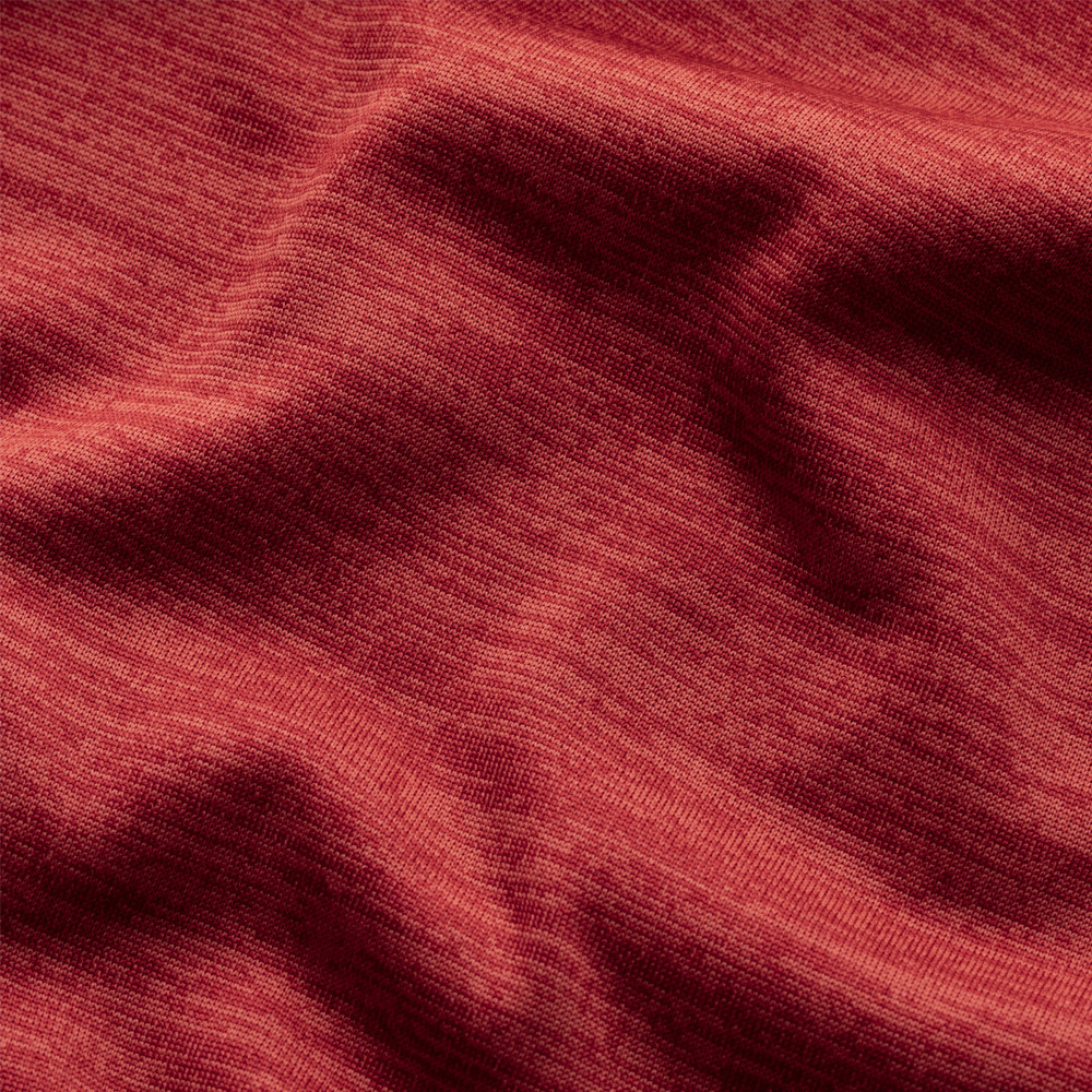 Tee-shirt à manches longues de sport 1-4 zip respirant femme Higher State rouge (5)