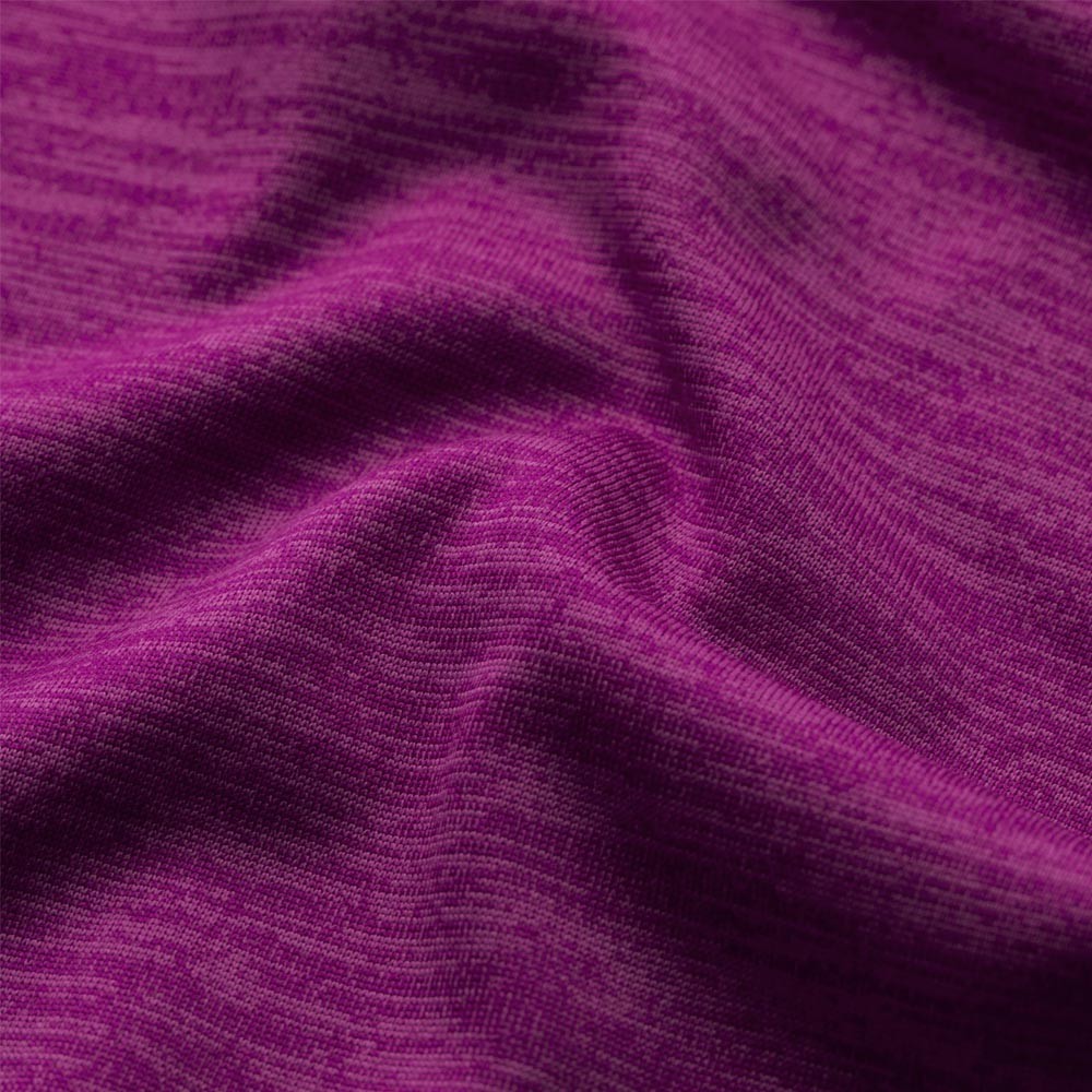 Tee-shirt à manches longues de sport 1-4 zip respirant femme Higher State Violet Sangria (5)