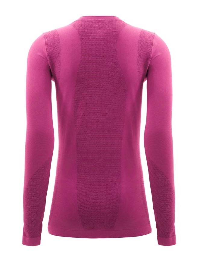 Tee-shirt de sport à manches longues léger et respirant femme Higher State Rose (3)