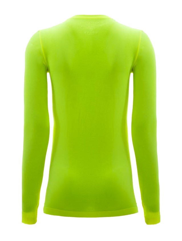 Tee-shirt de sport à manches longues léger et respirant femme Higher State Jaune fluo (2)