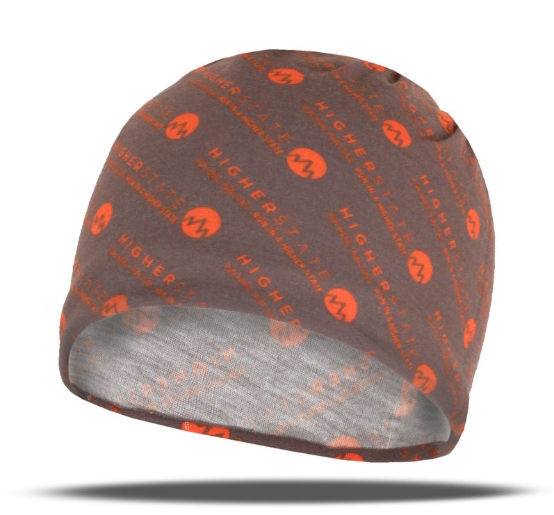 Tour de cou multifonctions unisexe Higher State Marron Orange 3