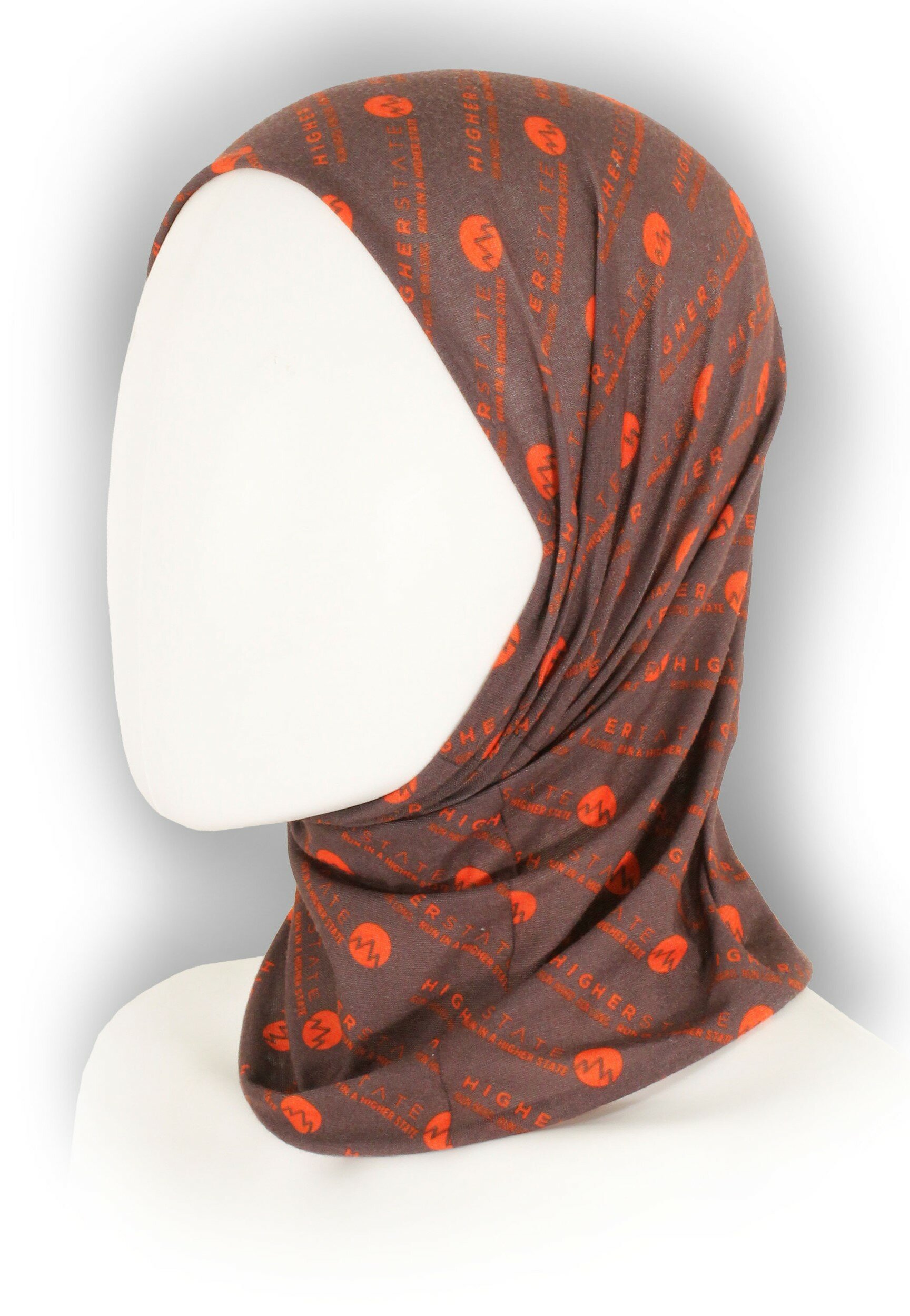 Tour de cou multifonctions unisexe Higher State Marron Orange 4