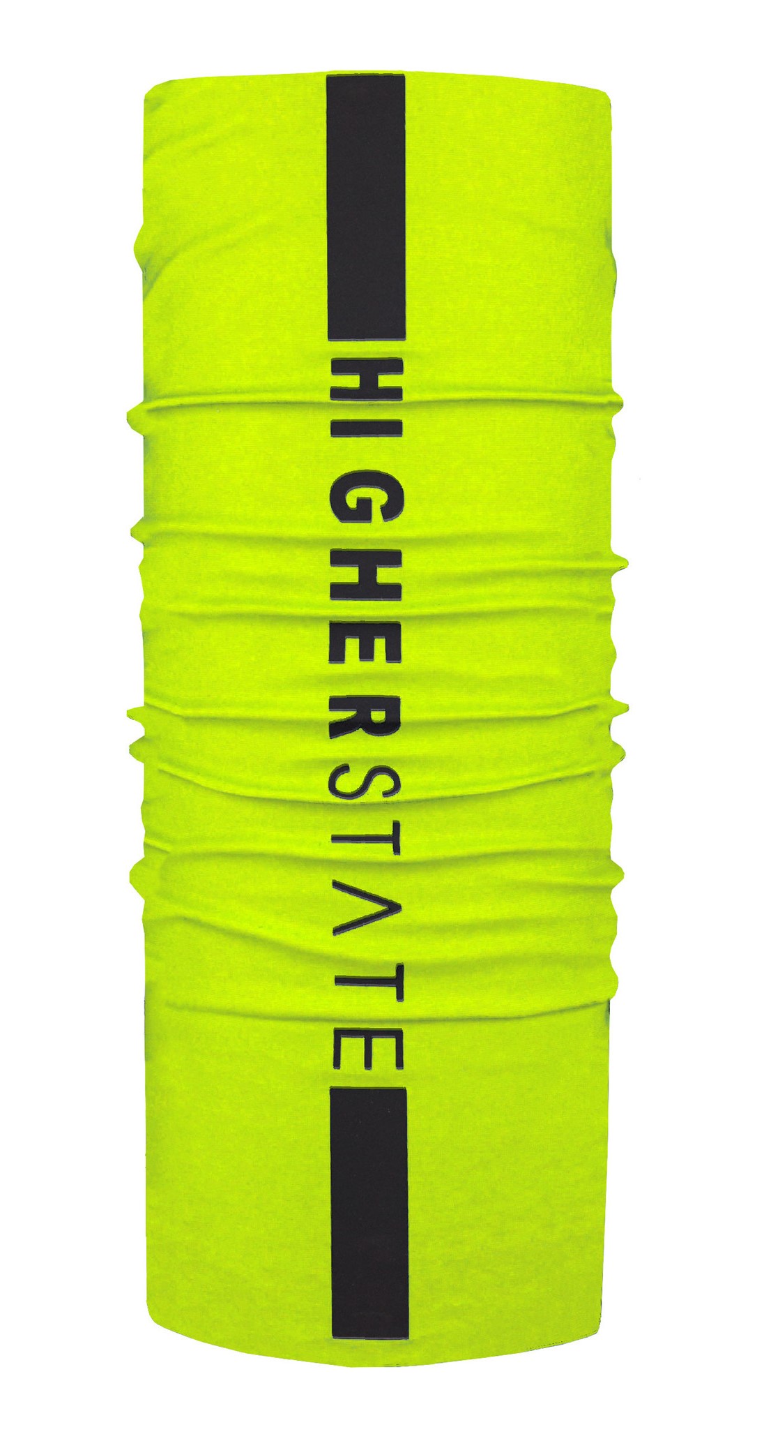 Tour de cou multifonctions réfléchissant unisexe Higher State Noir Jaune fluo 3