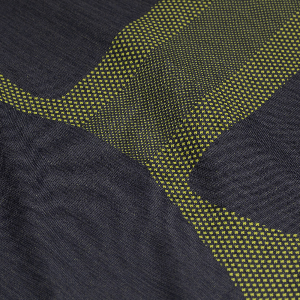Tee-shirt de sport à manches longues 1-4 zip respirant homme Higher State Gris vert (7)