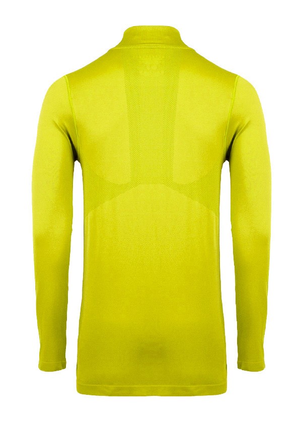 Tee-shirt de sport à manches longues 1-4 zip respirant homme Higher State Jaune fluo (4)