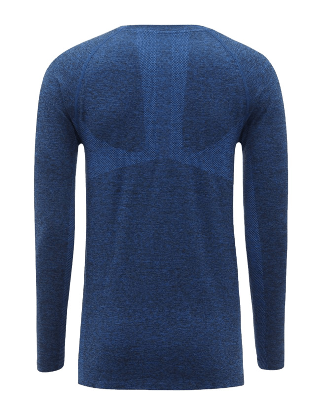 Tee-shirt de sport à manches longues léger et respirant homme Higher State Bleu (4)