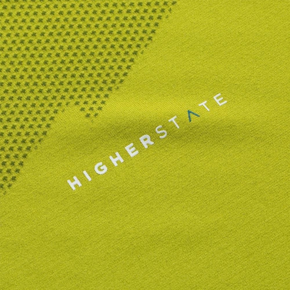 Tee-shirt de sport à manches longues léger et respirant homme Higher State Lime (6)