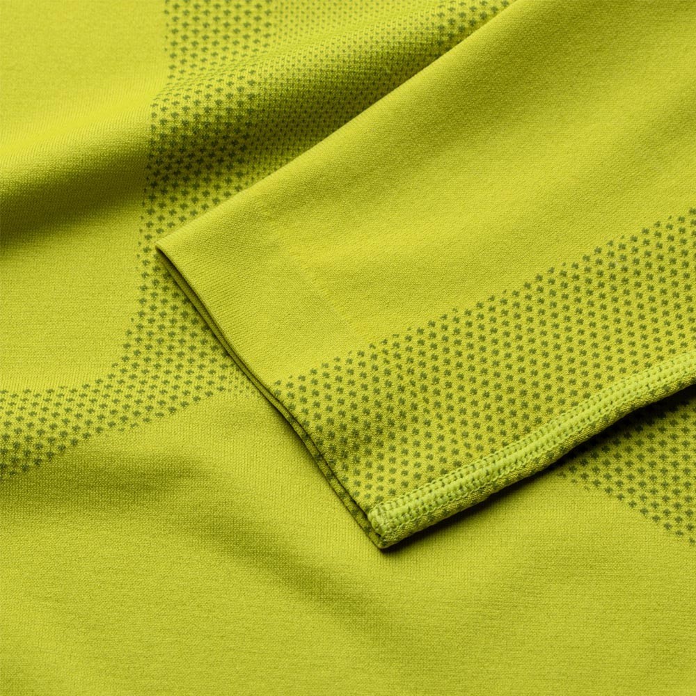 Tee-shirt de sport à manches longues léger et respirant homme Higher State Lime (7)