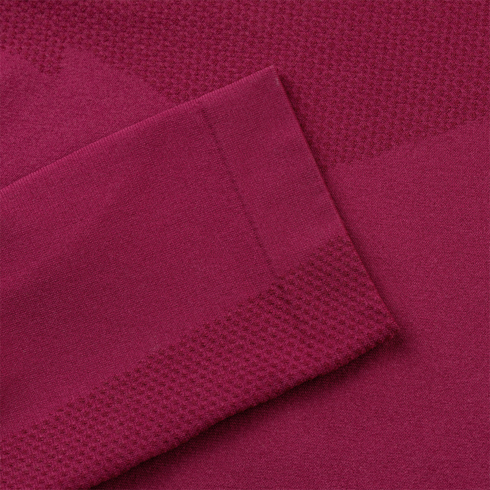 Tee-shirt de sport à manches longues léger et respirant homme Higher State Violet vin (5)