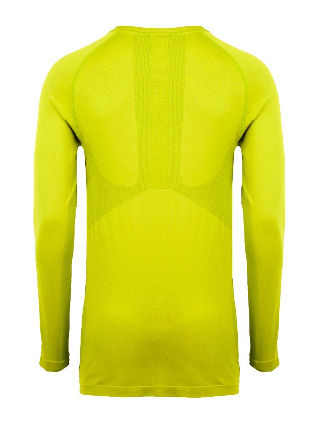 Tee-shirt de sport à manches longues léger et respirant homme Higher State Jaune fluo (2)