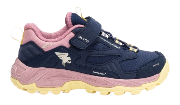 Chaussures marche junior Joma QUITO Bleu marine Rose pâle Jaune pâle