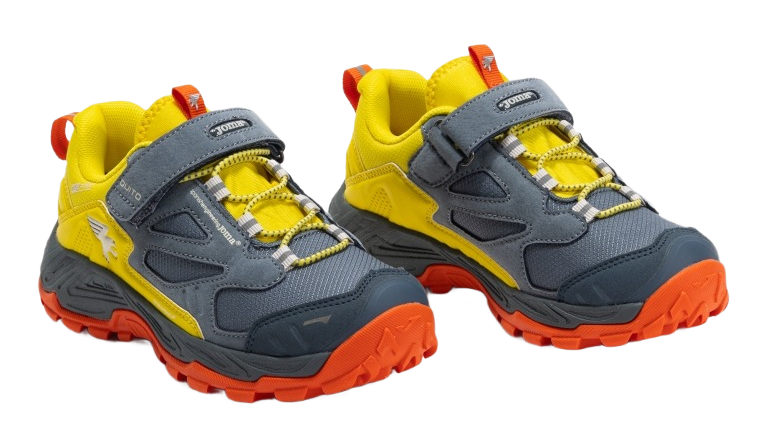 Chaussures marche junior Joma QUITO Gris Jaune Rouge terre 2