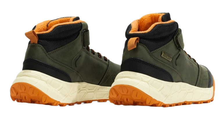 Chaussures marche junior Joma CAMBA Vert kaki Orange Blanc cassé 3