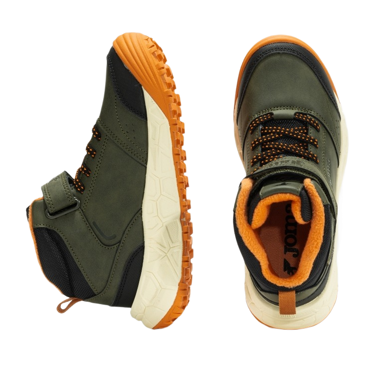 Chaussures marche junior Joma CAMBA Vert kaki Orange Blanc cassé 4