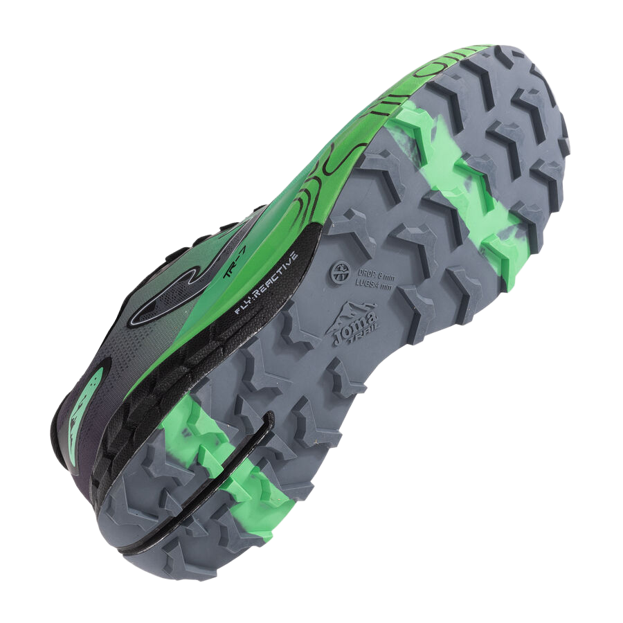 Chaussures trail unisexe Joma TR-7 FLYREACTIVE Vert Noir Gris 5