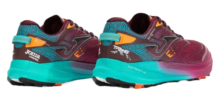 Chaussures trail unisexe Joma TR-6 CARBON Grenat Turquoise Orange corail 3