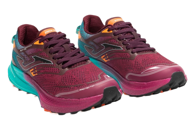 Chaussures trail unisexe Joma TR-6 CARBON Grenat Turquoise Orange corail 2