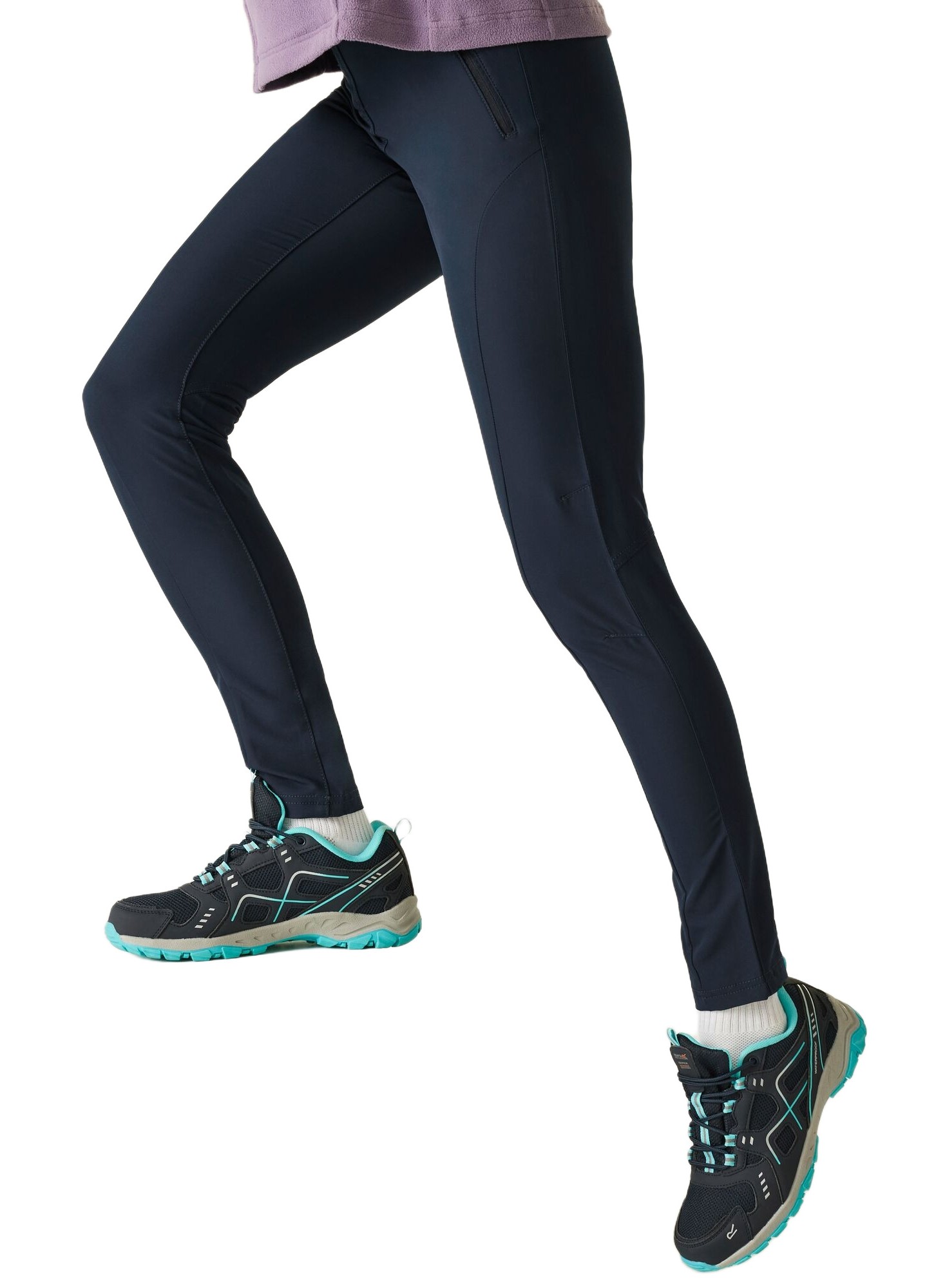 Pantalon de randonnée extensible femme Regatta Pentre Strtch Trs Bleu marine