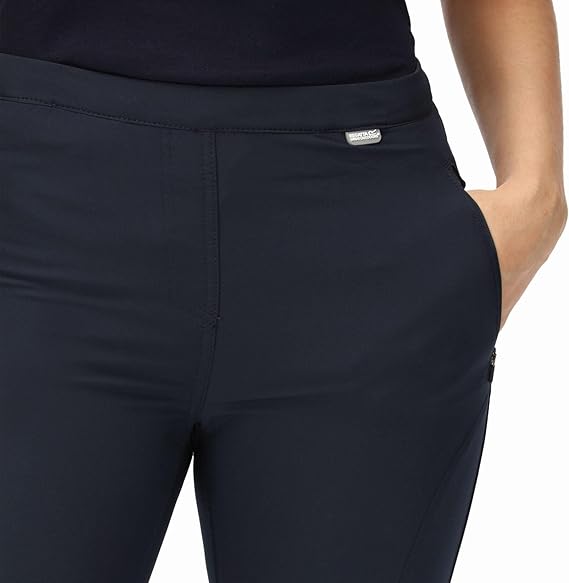 Pantalon de randonnée extensible femme Regatta Pentre Strtch Trs Bleu marine 10