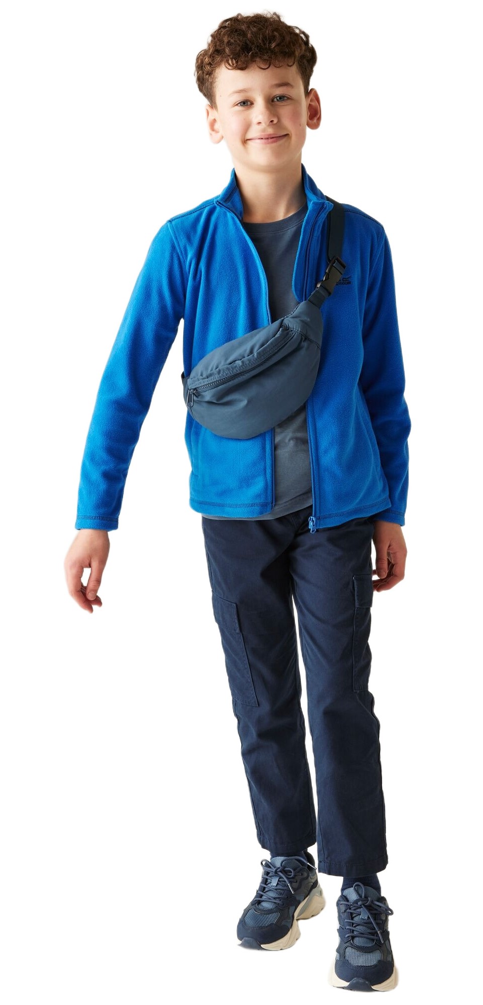 Polaire de sport junior Regatta KING II Bleu Marine 3