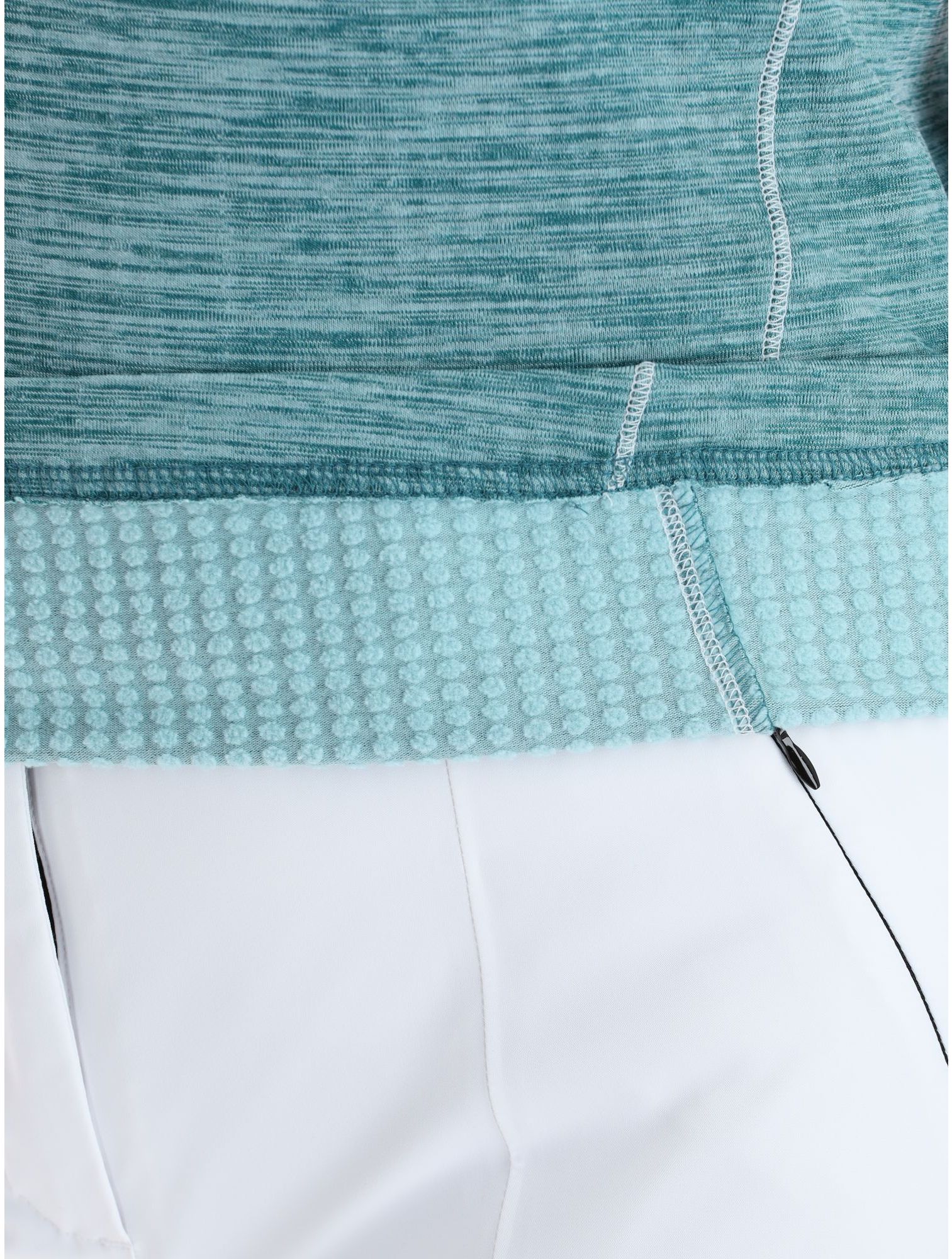 Haut de sport polaire 1-4 zip technique et respirant femme Regatta Womens Hepley Vert mer Vert pâle Blanc 6
