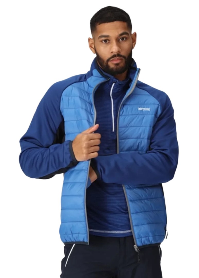 Doudoune intermédiaire de sport respirante homme Regatta Clumber IV Hybrid Bleu royal Bleu marine Bleu vif Gris Blanc 6