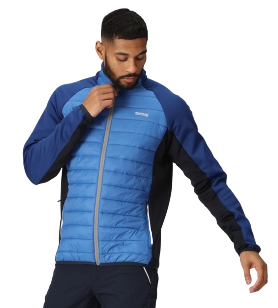 Doudoune intermédiaire de sport respirante homme Regatta Clumber IV Hybrid Bleu royal Bleu marine Bleu vif Gris Blanc 4