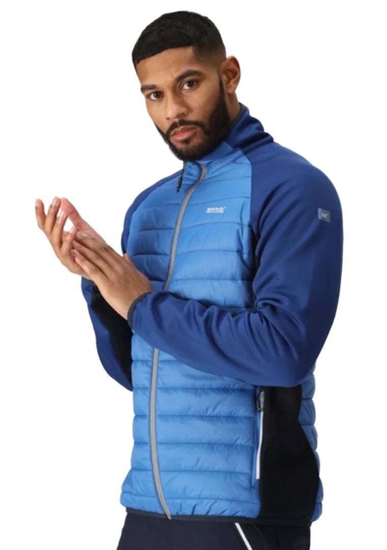 Doudoune intermédiaire de sport respirante homme Regatta Clumber IV Hybrid Bleu royal Bleu marine Bleu vif Gris Blanc 8