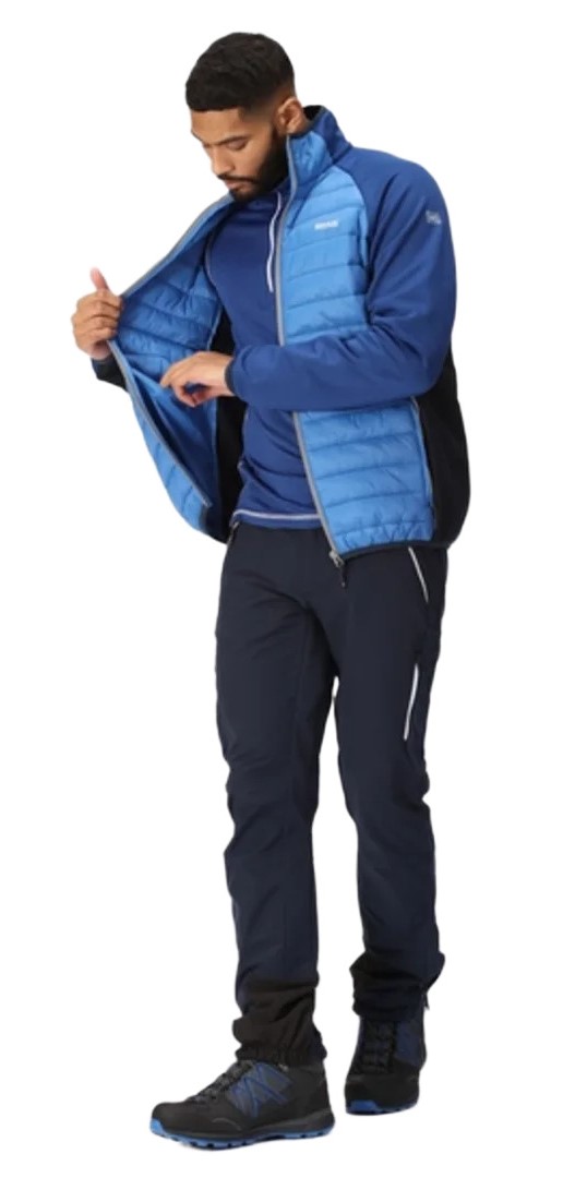 Doudoune intermédiaire de sport respirante homme Regatta Clumber IV Hybrid Bleu royal Bleu marine Bleu vif Gris Blanc 9