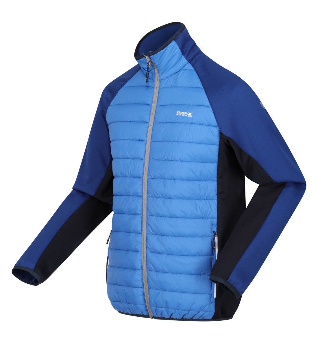 Doudoune intermédiaire de sport respirante homme Regatta Clumber IV Hybrid Bleu royal Bleu marine Bleu vif Gris Blanc