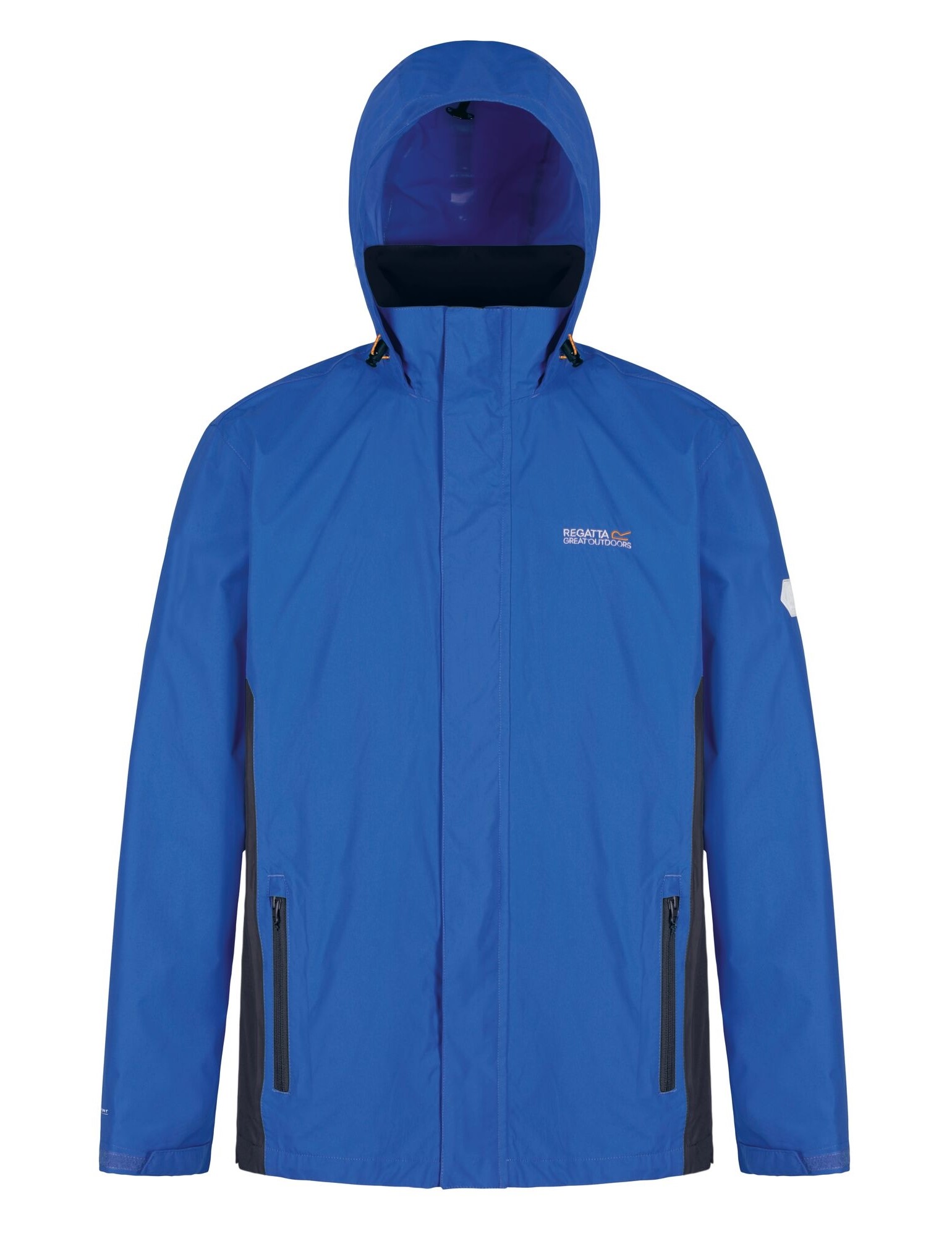 Veste imperméable de sport homme Regatta Matt Bleu oxford Fer Blanc 7
