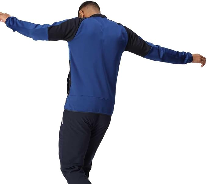 Haut de sport polaire zippé technique et respirant homme Regatta Yare VII Bleu royal Bleu clair Marine Blanc 2