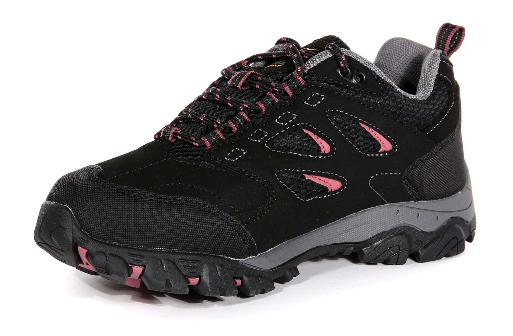 Chaussures marche femme Regatta LADY HOLCOMBE IEP LOW Noir Gris Rose 4