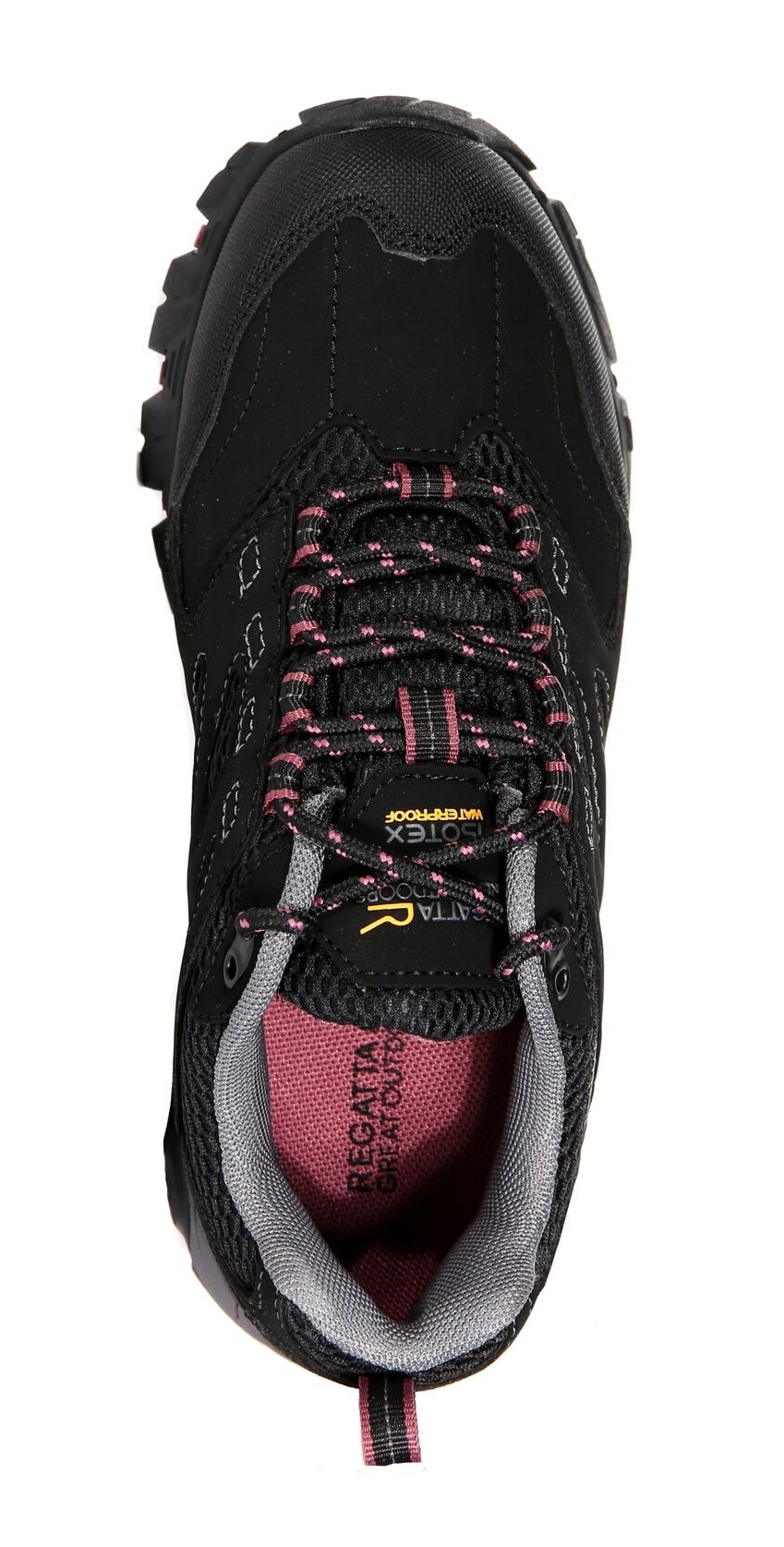 Chaussures marche femme Regatta LADY HOLCOMBE IEP LOW Noir Gris Rose 6