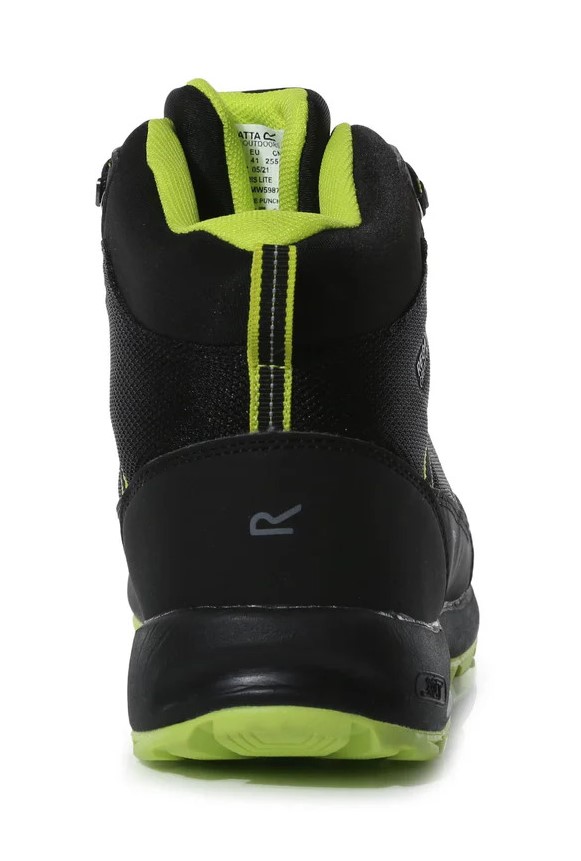 Chaussures marche homme Regatta SAMARIS LITE Noir Citron vert 4