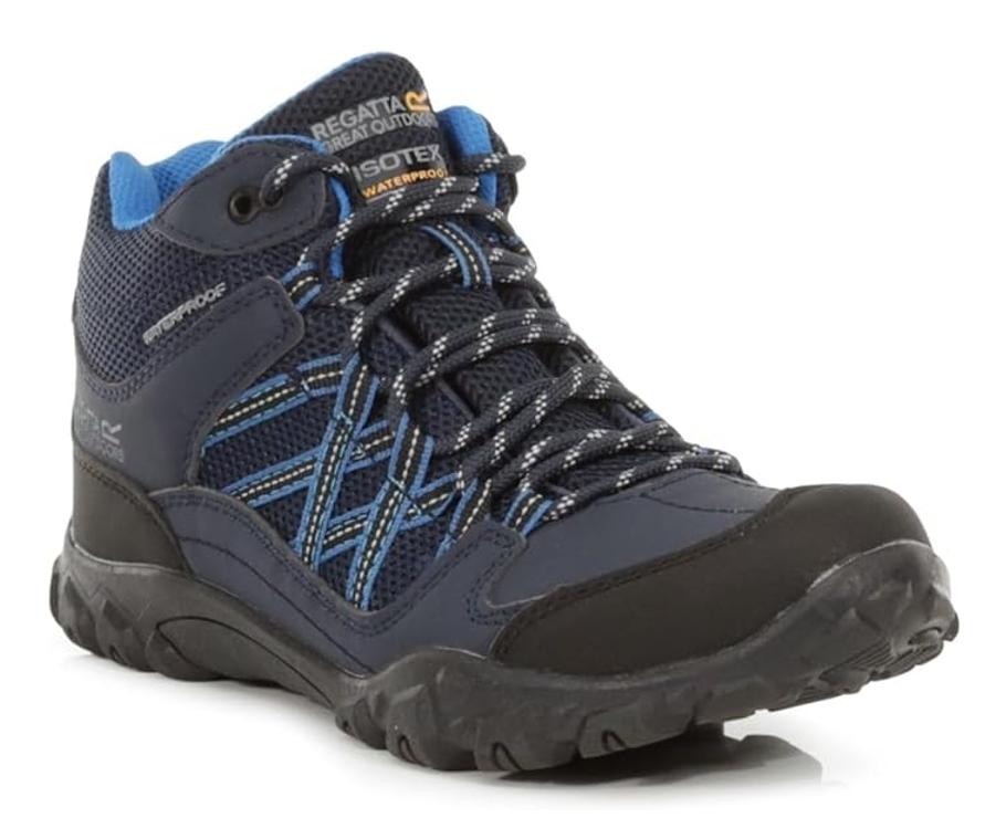 Chaussures marche femme Regatta LADY EDGEPOINT MID WP Bleu marine Bleu pétrol Noir 2