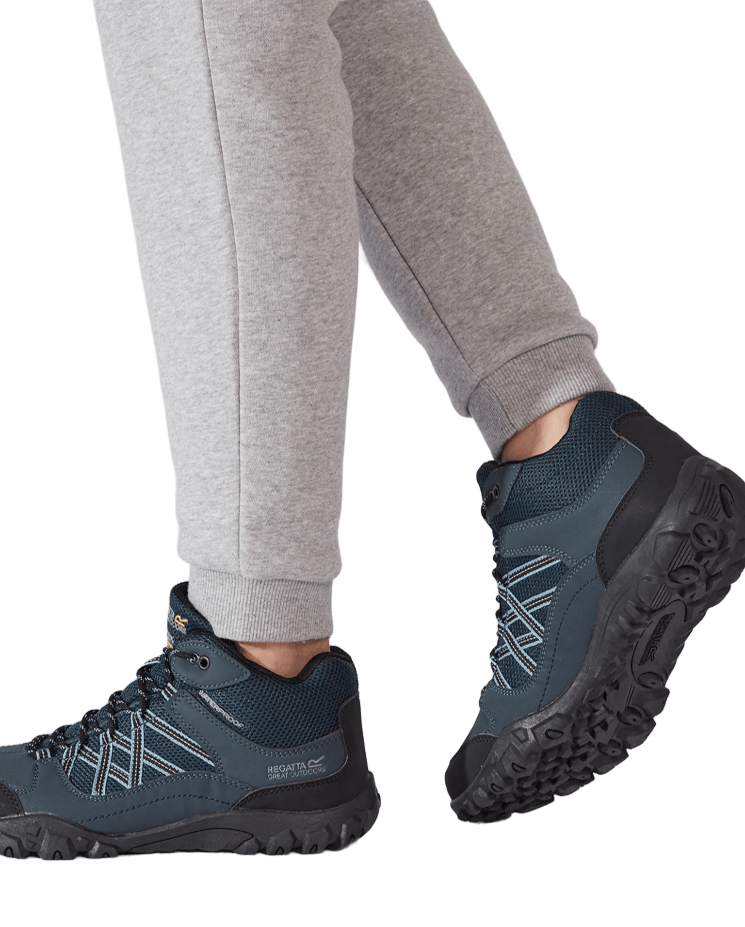 Chaussures marche homme Regatta EDGEPOINT MID WP Bleu foncé Noir Bleu clair 6