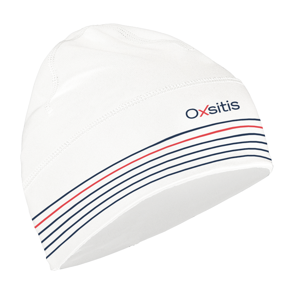 Bonnet technique et respirant OXSITIS Nordic BBR Blanc Bleu Rouge 1