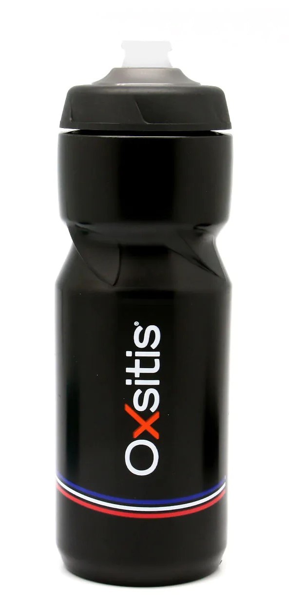 Bidon de sport 800ml France OXSITIS Performance Noir Blanc 2