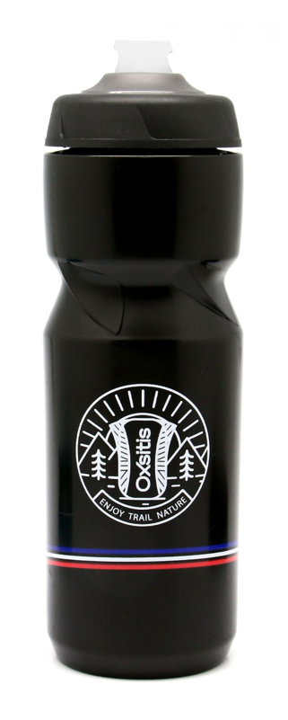 Bidon de sport 800ml France OXSITIS Performance Noir Blanc 1