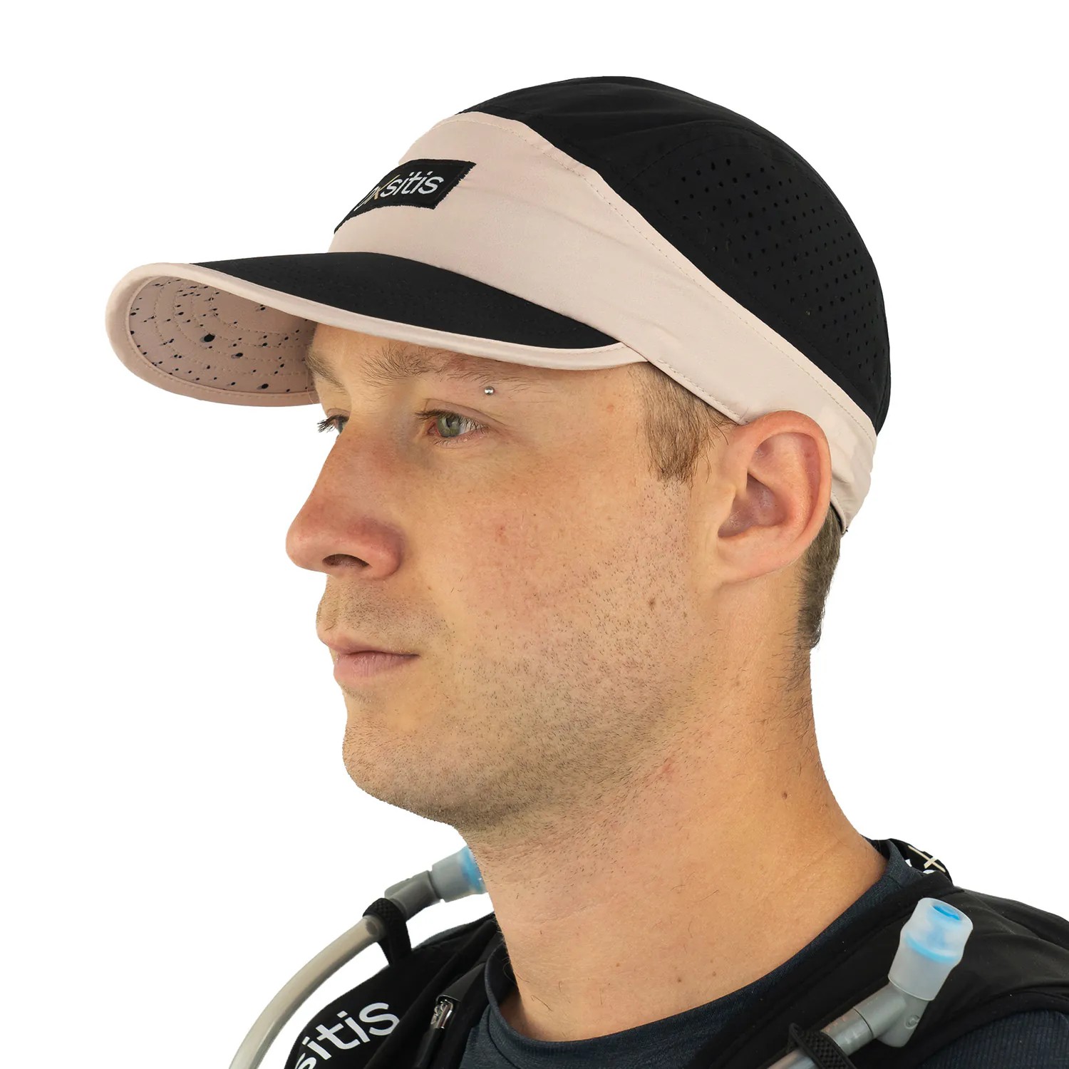 Casquette profilée respirante unisexe OXSITIS Endurance Beige Noir 4