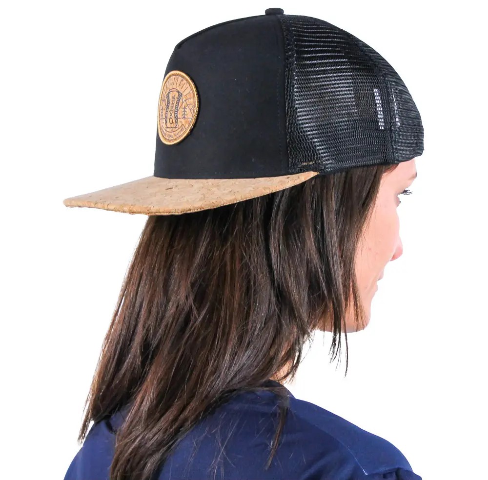 Casquette de sport aérée liège unisexe OXSITIS Trucker Sancy Noir liège 3